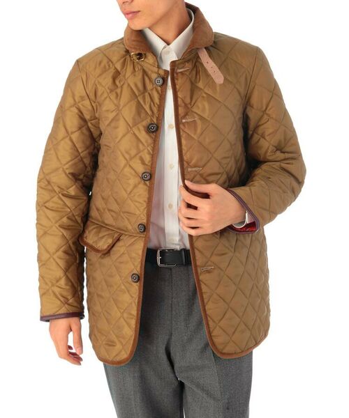 LAVENHAM ジャケット ウールリバーシブル　38 LAVENHAM ラベンハム キルティング ウール ジャケット S 36