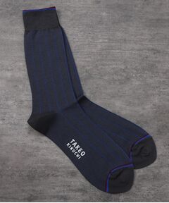 TAKEO KIKUCHI / タケオキクチ ソックス | ストライプ柄ソックス [ メンズ 雑貨 定番 ドレス ソックス ストライプ ]
