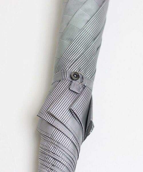 TAKEO KIKUCHI / タケオキクチ 傘 | グレンチェック柄 折りたたみ傘 | 詳細7