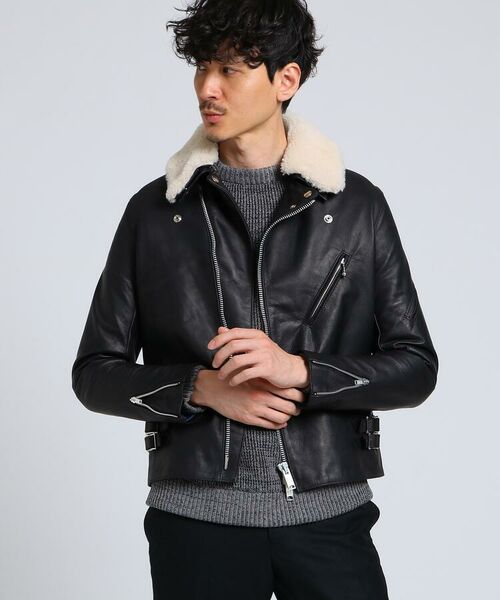 James Grose ライダースジャケット レザー 2way その他アウター Takeo Kikuchi タケオキクチ ファッション通販 タカシマヤファッションスクエア