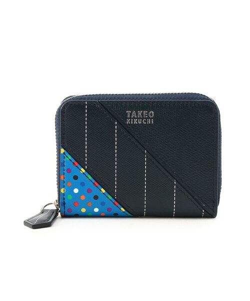 マルチドットパッチワークミニサイフ メンズ 財布 ミニ 財布 コインケース マネークリップ Takeo Kikuchi タケオキクチ ファッション通販 タカシマヤファッションスクエア