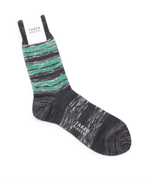 編地ボーダー ソックス メンズ 靴下 ボーダー ソックス Takeo Kikuchi タケオキクチ ファッション通販 タカシマヤファッションスクエア