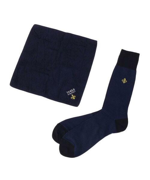 ソックス ハンカチセット メンズ 靴下 ハンカチ セット ボックス ギフト ソックス Takeo Kikuchi タケオキクチ ファッション通販 タカシマヤファッションスクエア