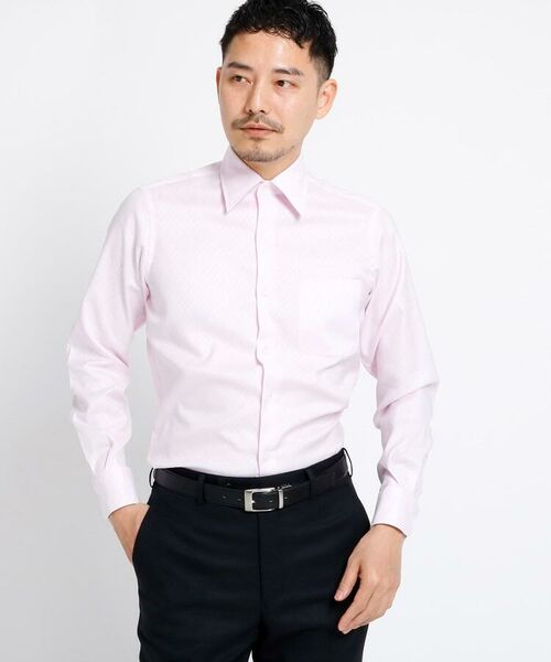 市松紋 ビジネスシャツ メンズ シャツ 日本製 シャツ ブラウス Takeo Kikuchi タケオキクチ ファッション通販 タカシマヤファッションスクエア