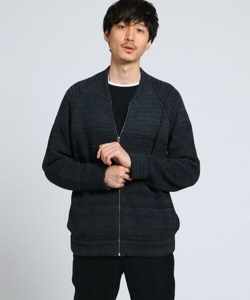 大きいサイズ Jacジップニットカーディガン メンズ トップス ニット カーデ カーディガン 羽織 ベーシック ブルゾン カーディガン ボレロ Takeo Kikuchi タケオキクチ ファッション通販 タカシマヤファッションスクエア