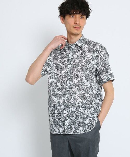 トロピックペイズリー半袖シャツ Fabric By Liberty R シャツ ブラウス Takeo Kikuchi タケオキクチ ファッション通販 タカシマヤファッションスクエア