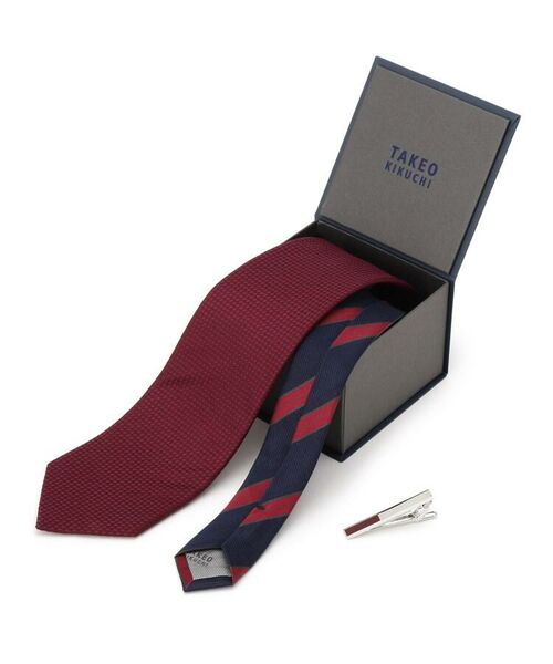 セール ネクタイ タイバー Boxセット ネクタイ Takeo Kikuchi タケオキクチ ファッション通販 タカシマヤファッションスクエア