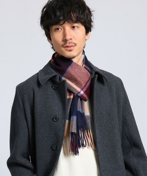 セール カシミヤブリティッシュチェックマフラー マフラー ショール スヌード ストール Takeo Kikuchi タケオキクチ ファッション通販 タカシマヤファッションスクエア