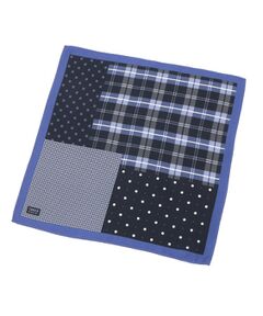 TAKEO KIKUCHI / タケオキクチ ハンカチ | パッチワーク風ポケットチーフ