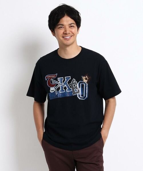 New Trad ロゴ プリント オーバーサイズtシャツ Tシャツ Takeo Kikuchi タケオキクチ ファッション通販 タカシマヤファッションスクエア