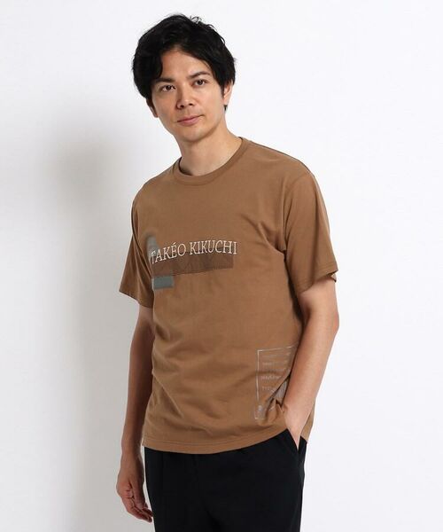 セール Sサイズ マルチプリント カレッジ ロゴ Tシャツ Tシャツ Takeo Kikuchi タケオキクチ ファッション通販 タカシマヤファッションスクエア