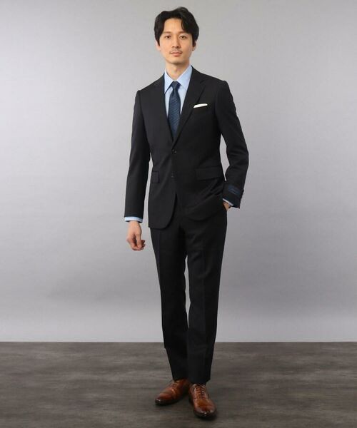 TAKEO KIKUCHI / タケオキクチ セットアップ | 【冠婚葬祭】無地 スーツ/3ピース対応可(ダークネイビー(094))