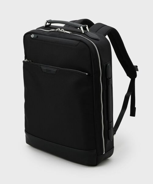 TAKEO KIKUCHI / タケオキクチ リュック・バックパック | 【2WAY】薄マチ ビジネス バックパック(ブラック(419))
