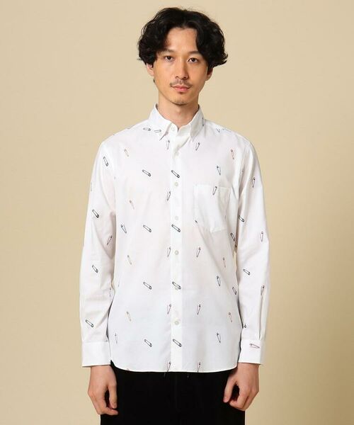 TAKEO KIKUCHI / タケオキクチ Tシャツ | モチーフカットドビーシャツ | 詳細2
