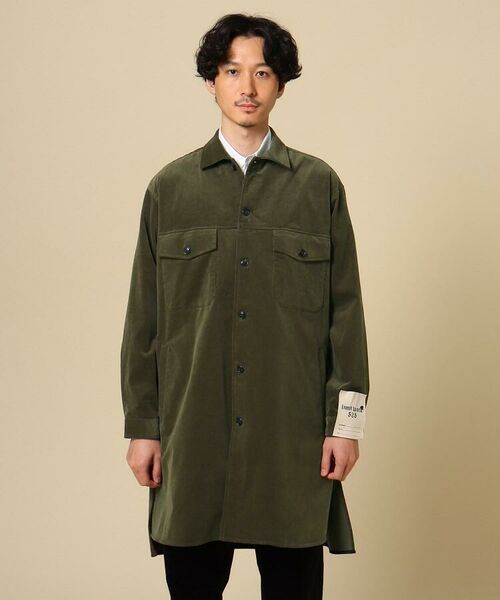 TAKEO KIKUCHI / タケオキクチ Tシャツ | 【Sサイズ～】ストレッチコールロングシャツ | 詳細4