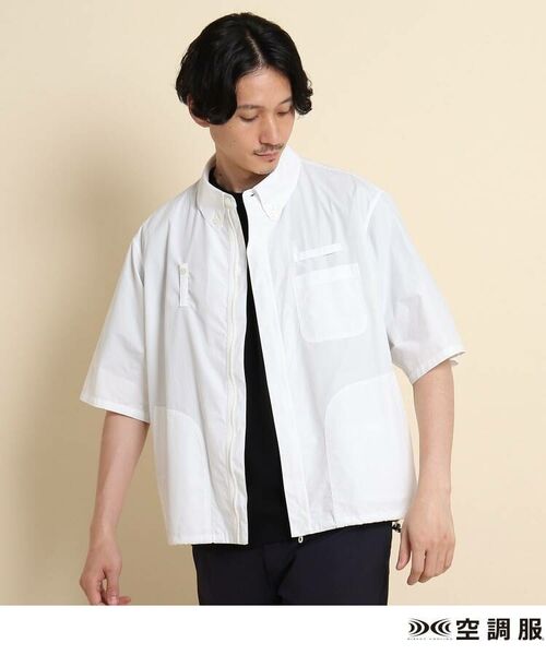 TAKEO KIKUCHI / タケオキクチ パーカー | 空調服(TM)半袖ボタンダウンシャツ ファン付きウェア | 詳細14