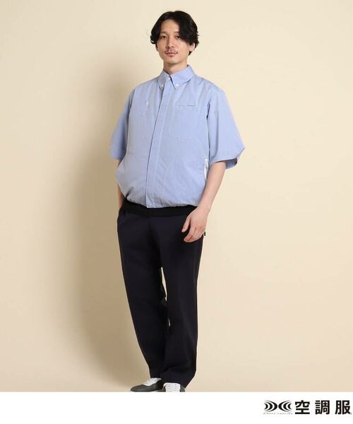 TAKEO KIKUCHI / タケオキクチ パーカー | 空調服(TM)半袖ボタンダウンシャツ ファン付きウェア | 詳細18