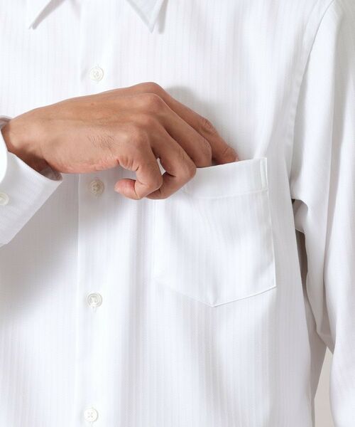 TAKEO KIKUCHI / タケオキクチ シャツ・ブラウス | 【Made in JAPAN】ドビーストライプ ドレス シャツ | 詳細10