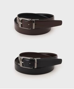 TAKEO KIKUCHI / タケオキクチ ベルト・サスペンダー | 【リバーシブル/Made in JAPAN】レザー ドレスベルト