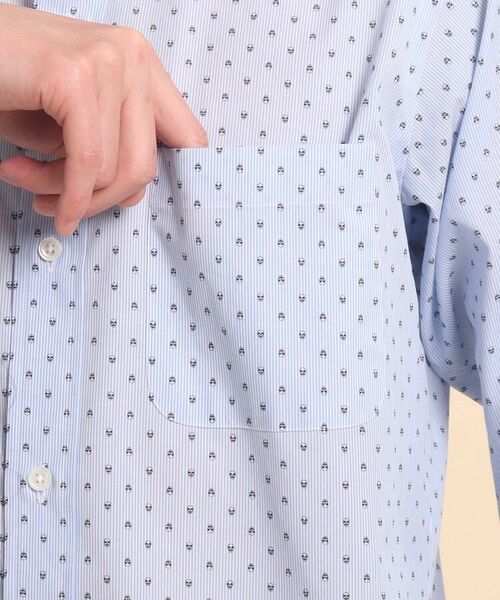 TAKEO KIKUCHI / タケオキクチ Tシャツ | POPプリント ボタンダウンシャツ | 詳細9
