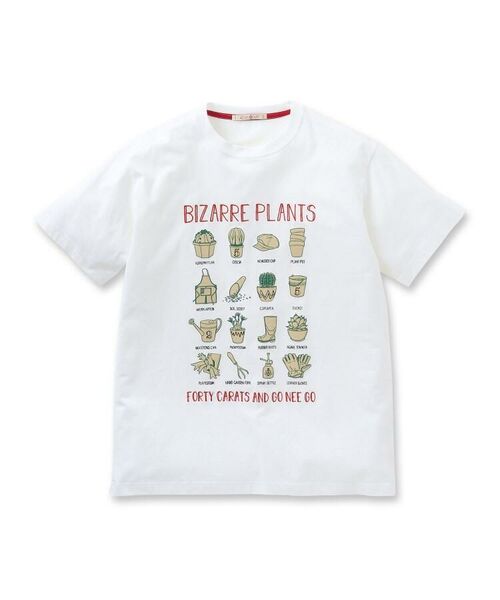 TAKEO KIKUCHI / タケオキクチ Tシャツ | ビザールプランツ 半袖Tシャツ | 詳細1