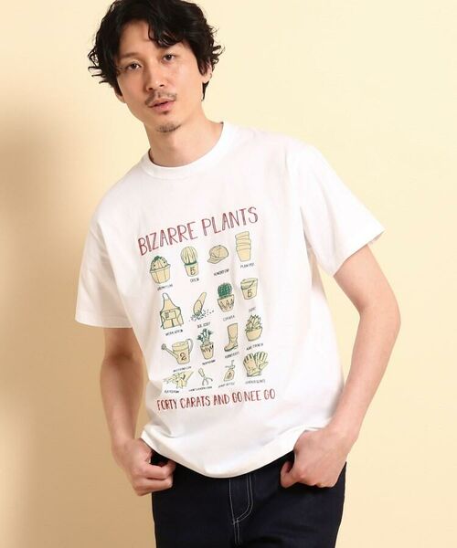 TAKEO KIKUCHI / タケオキクチ Tシャツ | ビザールプランツ 半袖Tシャツ | 詳細11