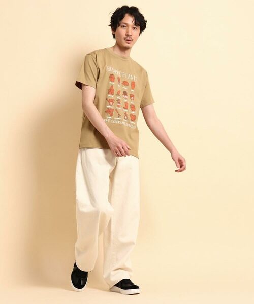 TAKEO KIKUCHI / タケオキクチ Tシャツ | ビザールプランツ 半袖Tシャツ | 詳細13