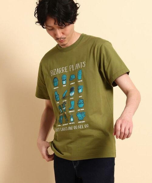 TAKEO KIKUCHI / タケオキクチ Tシャツ | ビザールプランツ 半袖Tシャツ | 詳細14