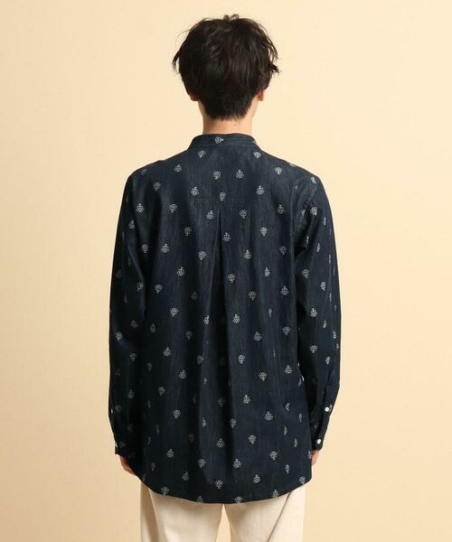 TAKEO KIKUCHI / タケオキクチ Tシャツ | 525DENIM バンドカラーシャツ | 詳細24
