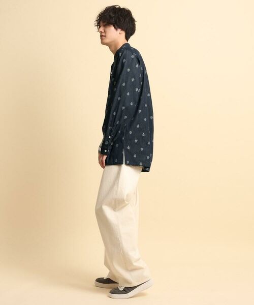 TAKEO KIKUCHI / タケオキクチ Tシャツ | 525DENIM バンドカラーシャツ | 詳細4