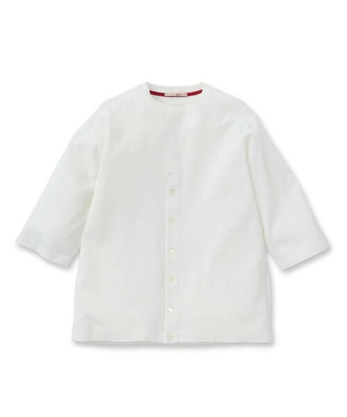 TAKEO KIKUCHI / タケオキクチ カットソー | 裾明きデザイン 7分袖Tシャツ | 詳細1