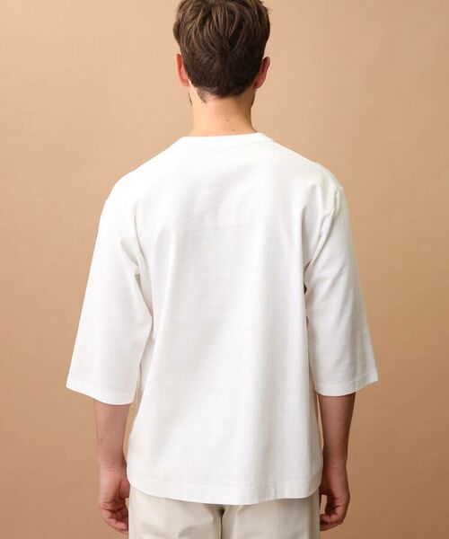 TAKEO KIKUCHI / タケオキクチ カットソー | 裾明きデザイン 7分袖Tシャツ | 詳細10