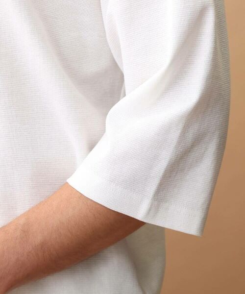 TAKEO KIKUCHI / タケオキクチ カットソー | 裾明きデザイン 7分袖Tシャツ | 詳細12