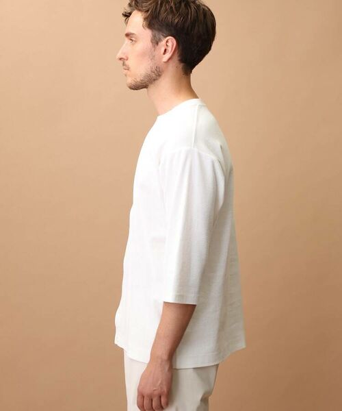 TAKEO KIKUCHI / タケオキクチ カットソー | 裾明きデザイン 7分袖Tシャツ | 詳細9
