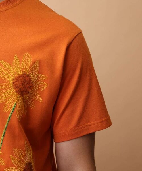 TAKEO KIKUCHI / タケオキクチ Tシャツ | ひまわり刺しゅう 半袖Tシャツ | 詳細10