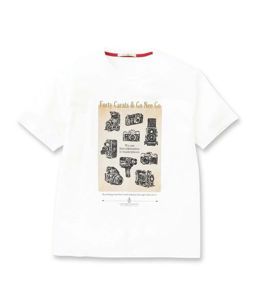 TAKEO KIKUCHI / タケオキクチ Tシャツ | 【Sサイズ～】クラシックカメラ 半袖Tシャツ | 詳細1