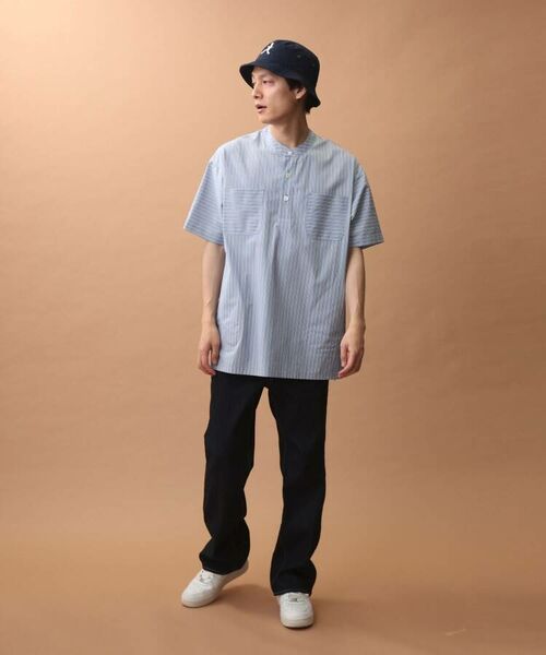 TAKEO KIKUCHI / タケオキクチ Tシャツ | 【Sサイズ～】ストライプ ヘンリーシャツ | 詳細6