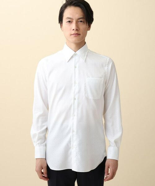 TAKEO KIKUCHI / タケオキクチ シャツ・ブラウス | 【Sサイズ～】市松紋 ドレスシャツ | 詳細2
