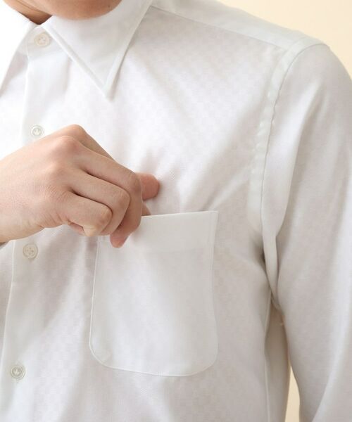 TAKEO KIKUCHI / タケオキクチ シャツ・ブラウス | 【Sサイズ～】市松紋 ドレスシャツ | 詳細6