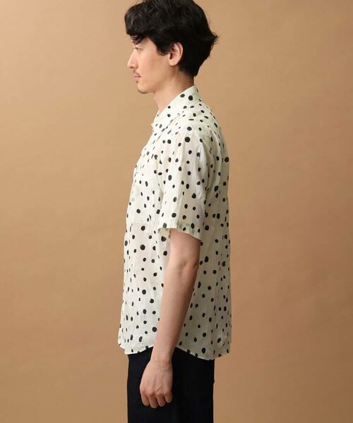 TAKEO KIKUCHI / タケオキクチ Tシャツ | 塩縮ドットプリント半袖シャツ | 詳細11