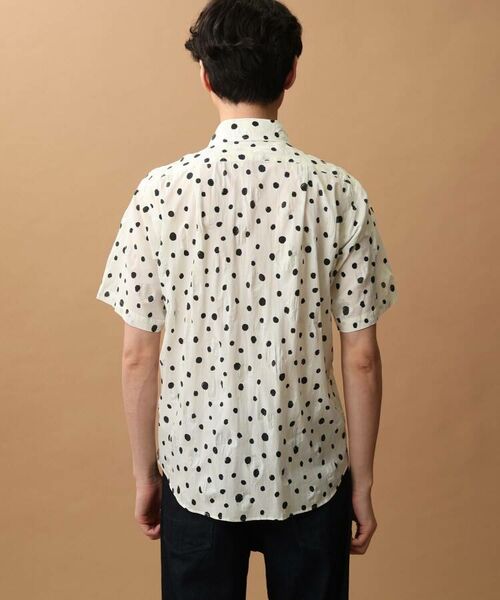 TAKEO KIKUCHI / タケオキクチ Tシャツ | 塩縮ドットプリント半袖シャツ | 詳細12
