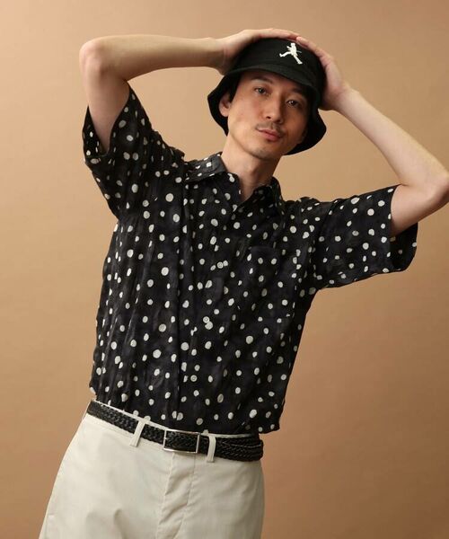 TAKEO KIKUCHI / タケオキクチ Tシャツ | 塩縮ドットプリント半袖シャツ | 詳細2