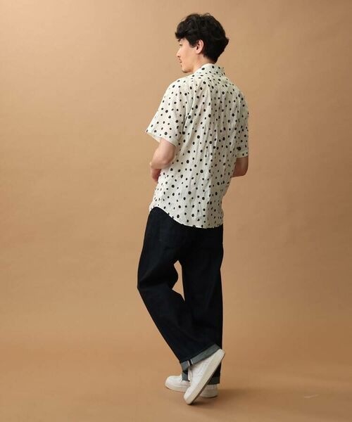 TAKEO KIKUCHI / タケオキクチ Tシャツ | 塩縮ドットプリント半袖シャツ | 詳細9