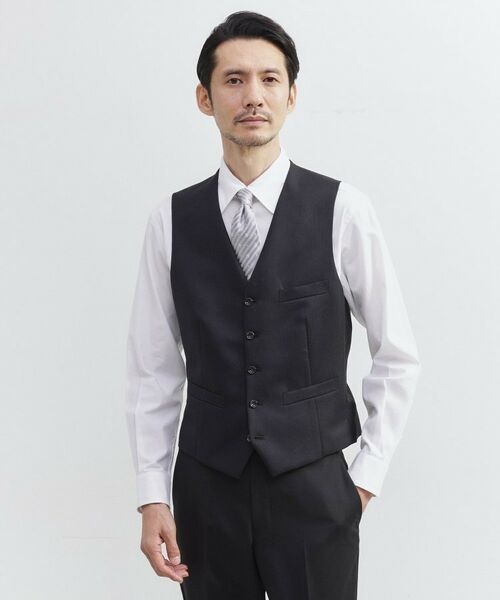 TAKEO KIKUCHI/タケオキクチ 【Made in JAPAN】矢絣(やがすり)ベスト/ スリーピース対応 ブラック(819) 02(M) TAKEO KIKUCHI/タケオキクチ 【Made in JAPAN】矢絣(やがすり)ベスト/ スリーピース対応 ブラック(819) 02(M)