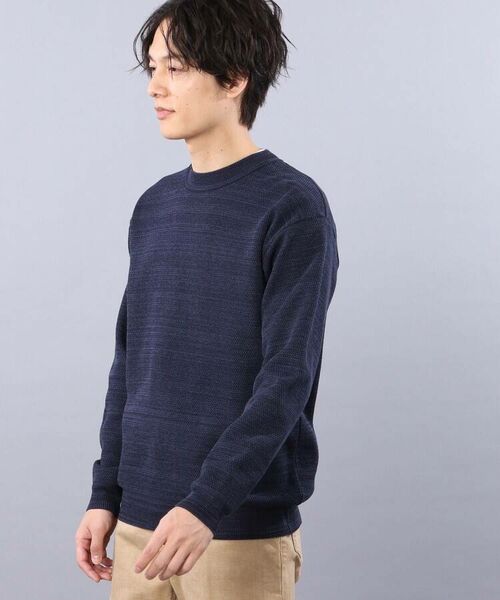 TAKEO KIKUCHI / タケオキクチ ニット・セーター | 度詰め メランジ カノコ ニット | 詳細20