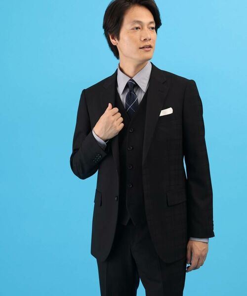 TAKEO KIKUCHI / タケオキクチ セットアップ | シャドー チェック スーツ | 詳細13
