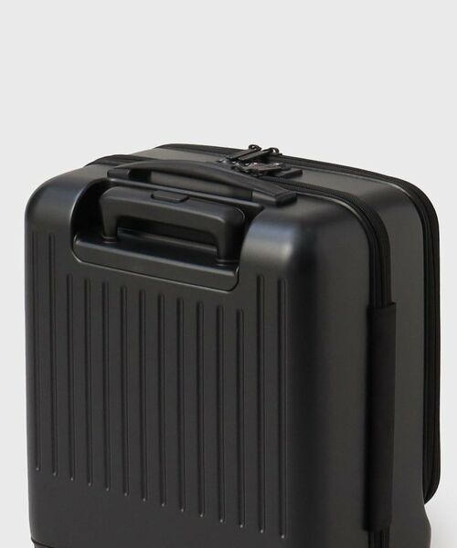 TAKEO KIKUCHI / タケオキクチ トラベルバッグ | 【CITY BLACK】スーツケース SSサイズ(フロントオープン式） | 詳細10