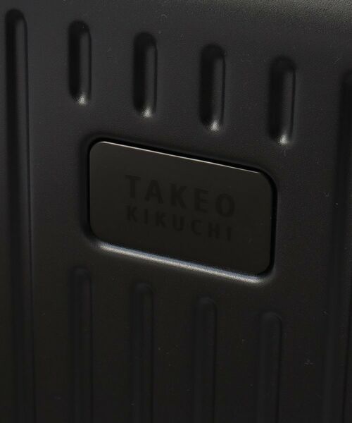 TAKEO KIKUCHI / タケオキクチ トラベルバッグ | 【CITY BLACK】スーツケース SSサイズ(フロントオープン式） | 詳細7