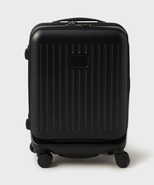 TAKEO KIKUCHI / タケオキクチ トラベルバッグ | 【CITY BLACK】スーツケース Sサイズ(フロントオープン式） | 詳細1