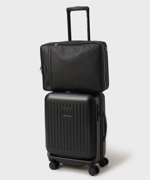 TAKEO KIKUCHI / タケオキクチ トラベルバッグ | 【CITY BLACK】スーツケース Sサイズ(フロントオープン式） | 詳細6